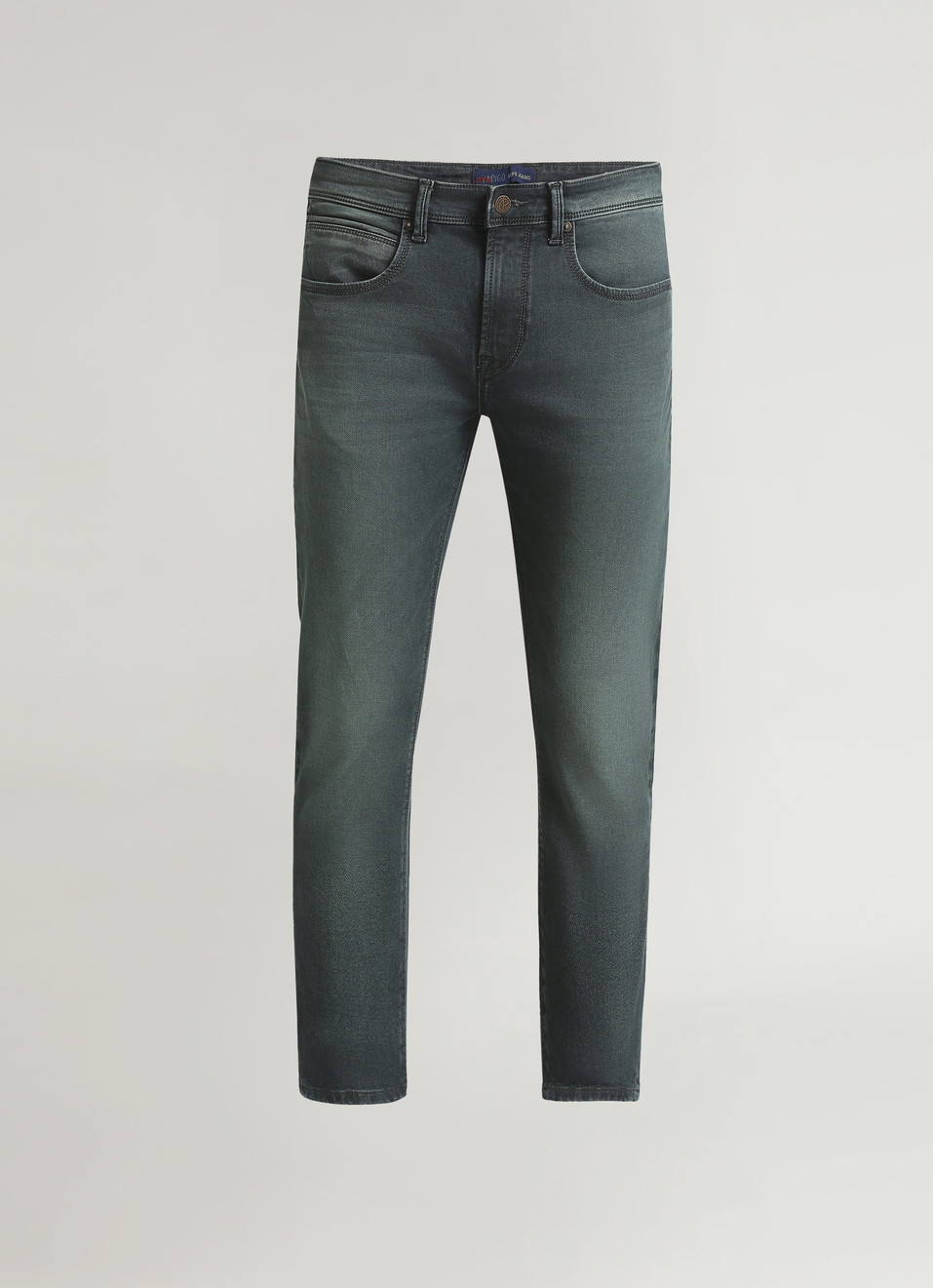 Chinox Dark Blue Mid Rise Skinny Gymindigo Jeans, , large image number 6