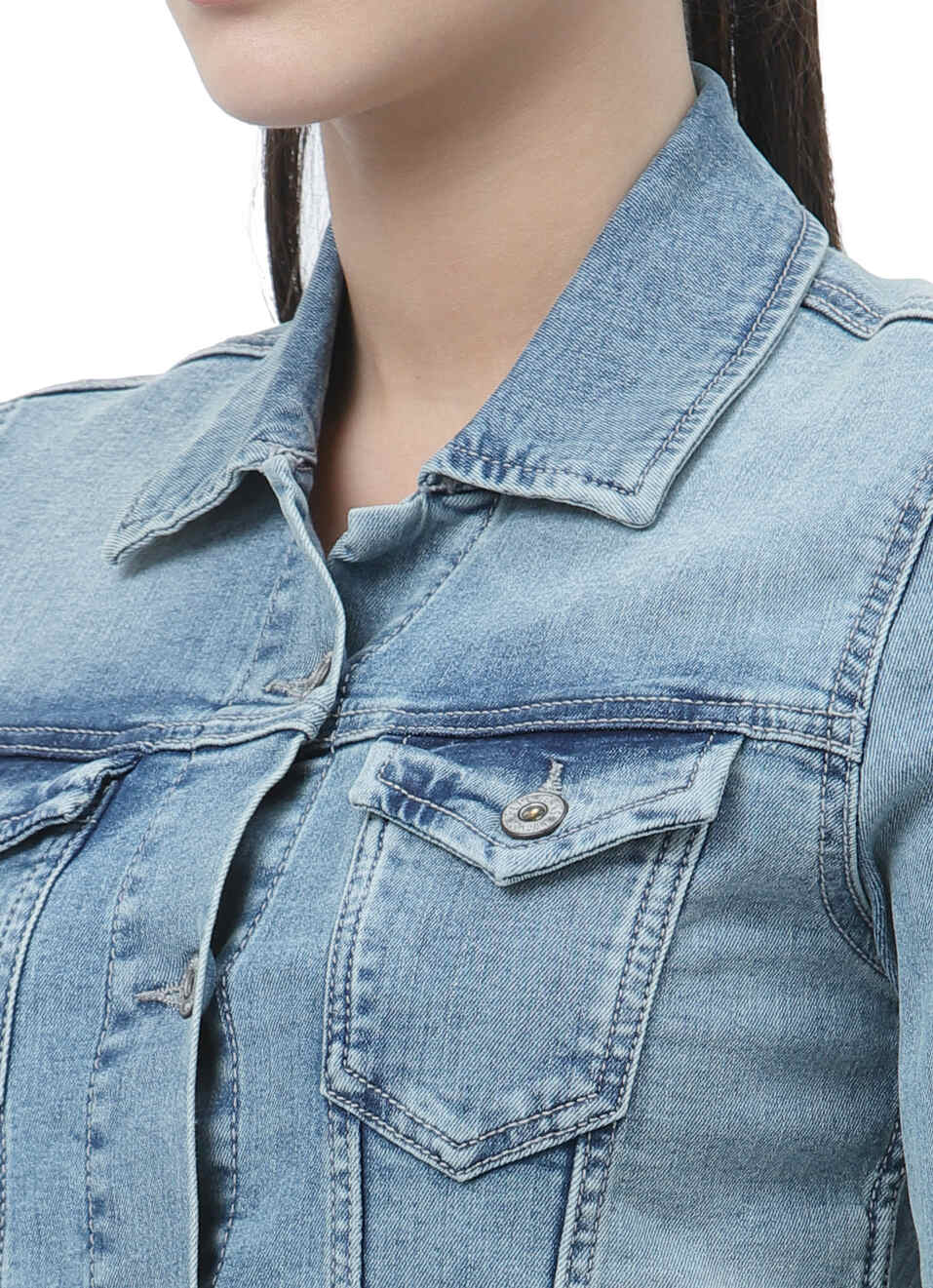 Gracee Trucker Jacket, , large image number 4
