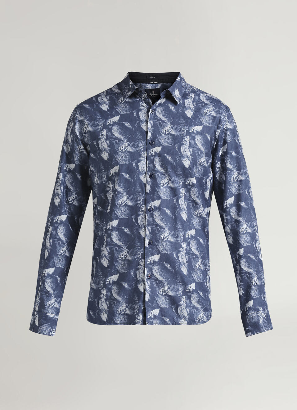 Blue All Over Print Premium Long Sleeve Shirt, , large image number 6