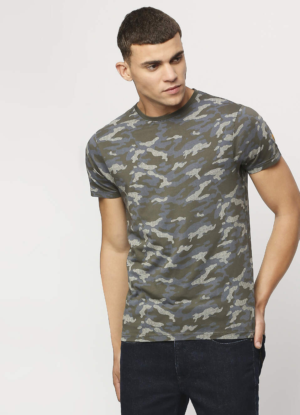 Green All Over Printed Short Sleeve Tee, , large image number 0