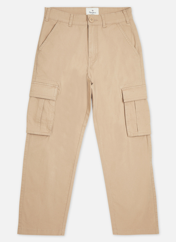 Boys Khaki Lightweight Cargo