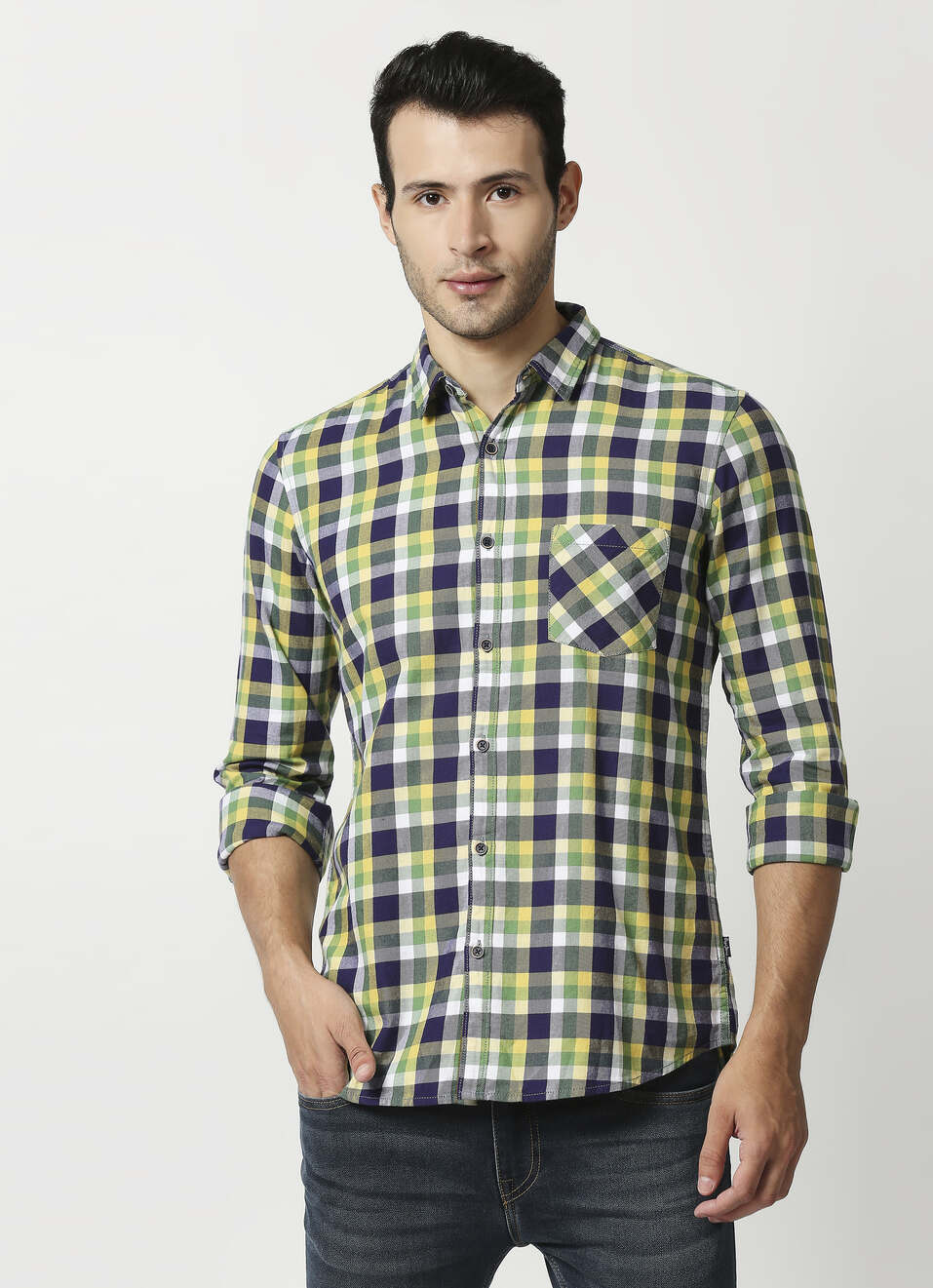 Walter Twill Checks Shirt, , large image number 1