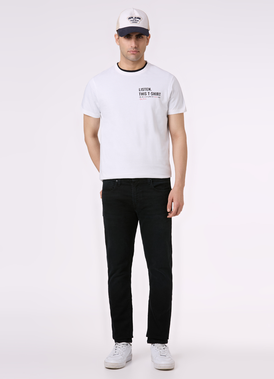 Men White Back Graphic Print Short Sleeve T-shirt, , large image number 5