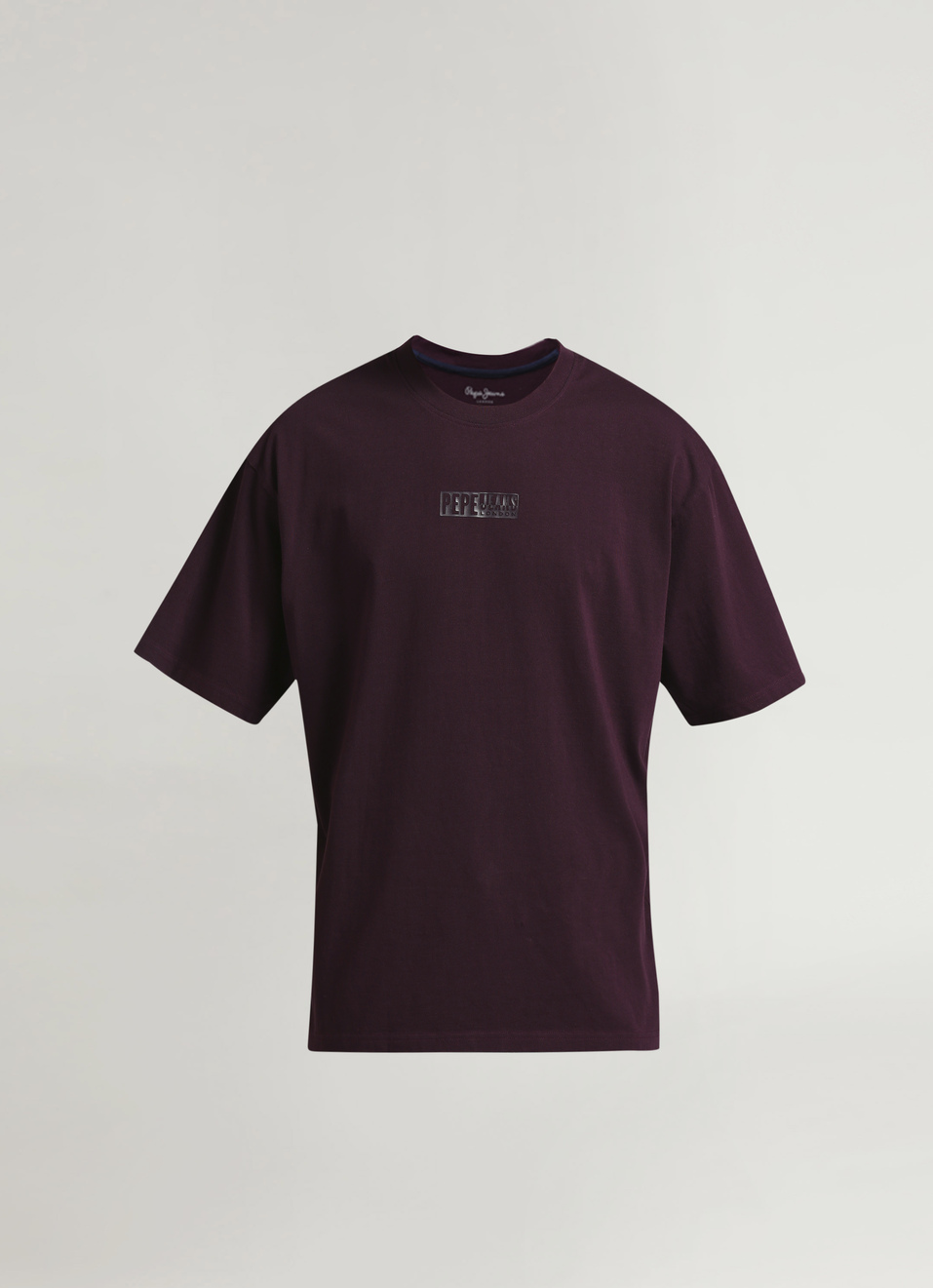 Purple Logo Print Oversized Short Sleeve T-shirt, , large image number 6