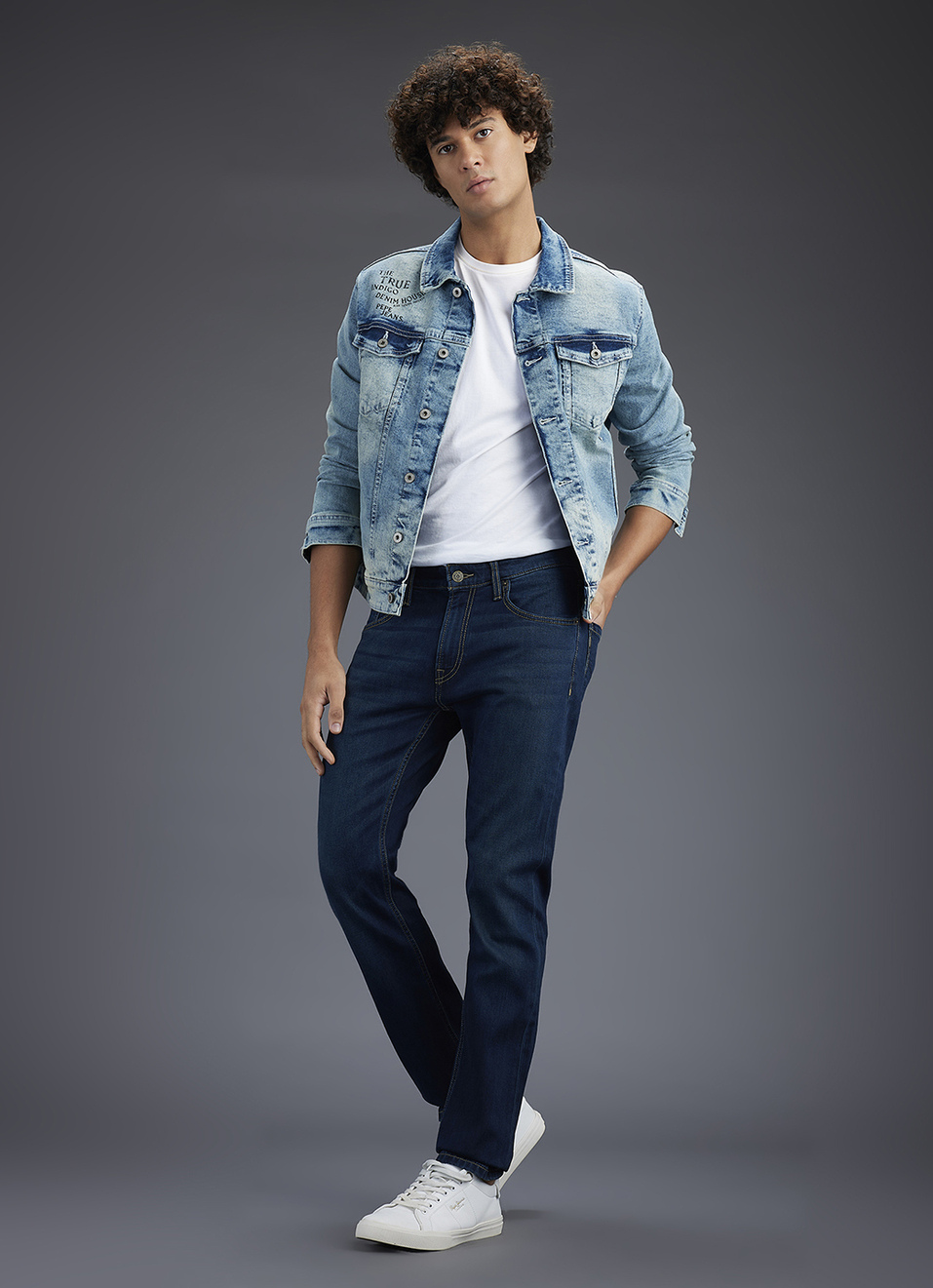 Men Blue Slim Fit Mid Rise Stretchable Jeans, , large image number 1