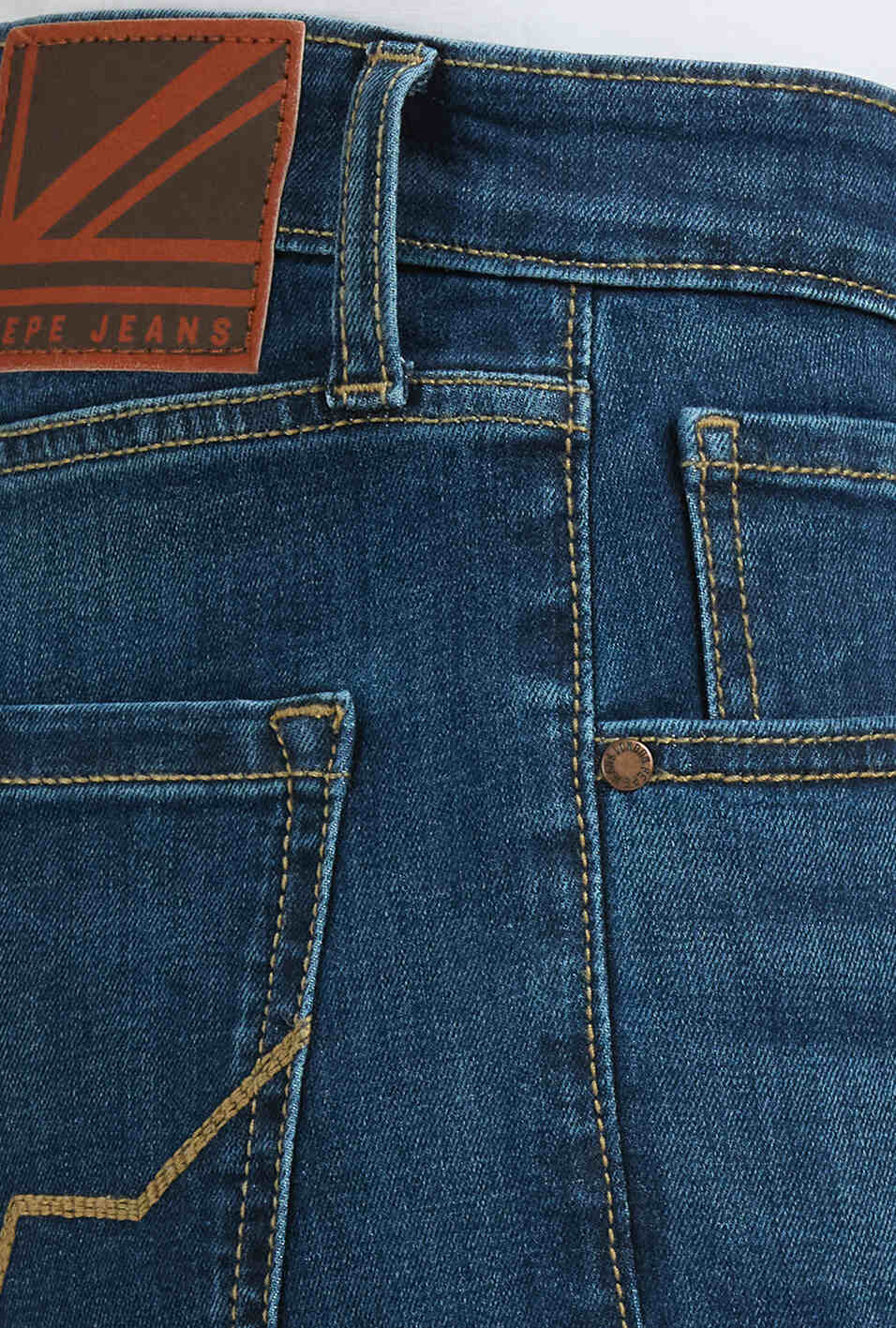 Vapour Blue Mid Rise Slim  Jeans, , large image number 4