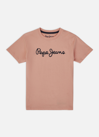 Boys Orange Short Sleeve T-shirt