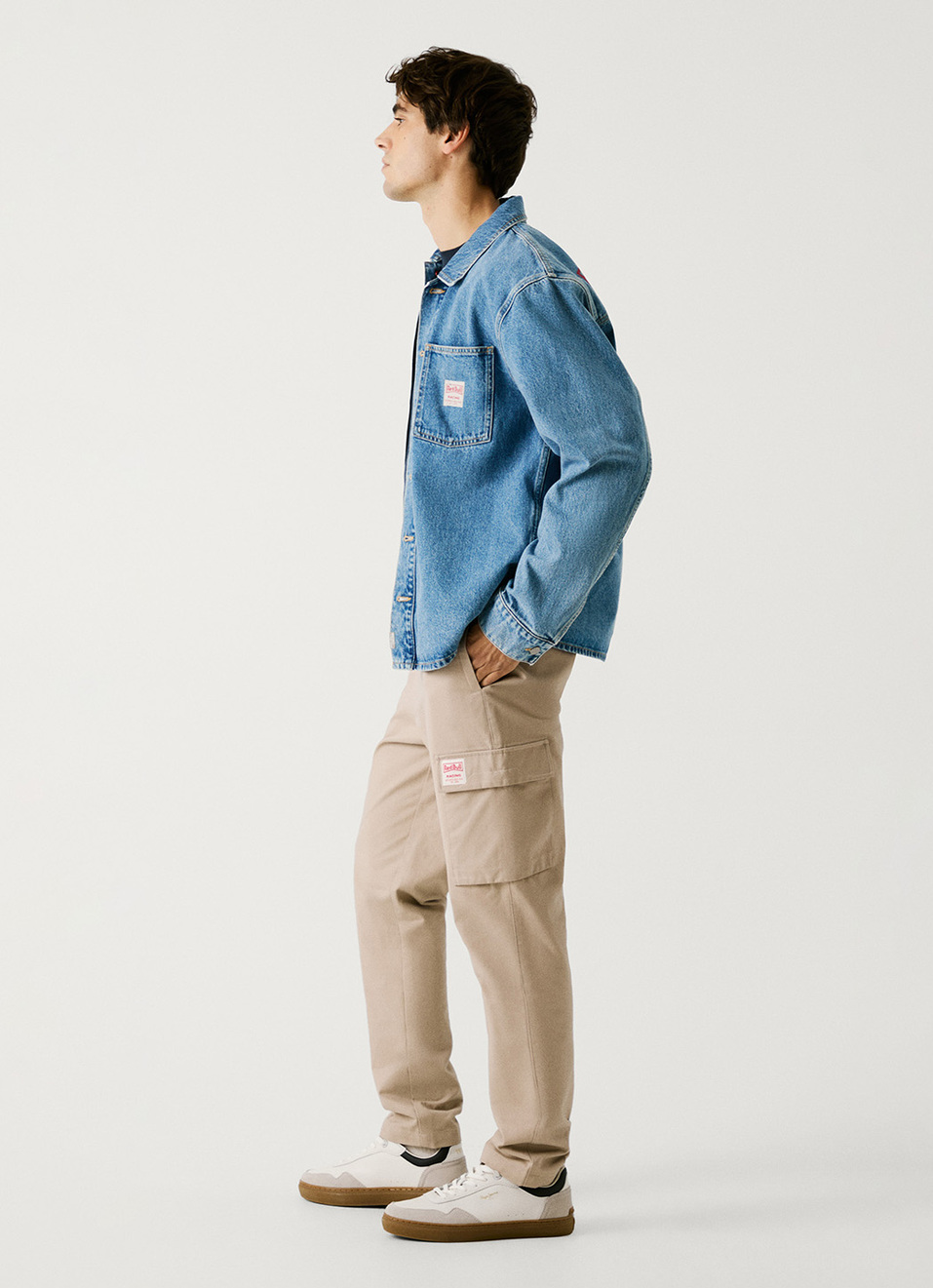Red Bull Racing X Pepe Jeans Cotton Cargo Trousers, , large image number 1