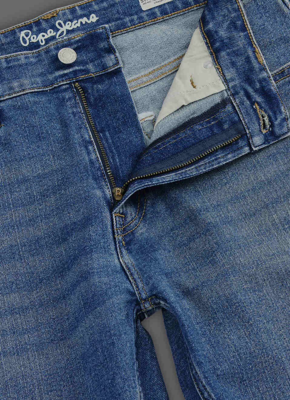 Men Blue Straight Fit Mid Rise Stretchable Jeans, , large image number 6