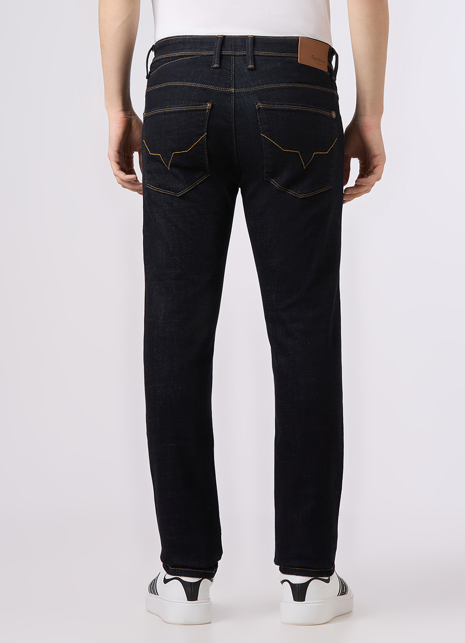 Men Raw Mid Rise Slim Fit Powerflex Jeans, , large image number 3