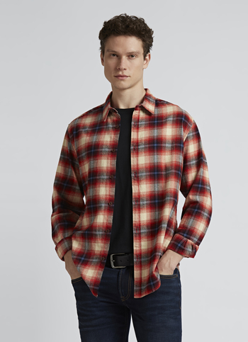 Red Checks Full Sleeve Shirt