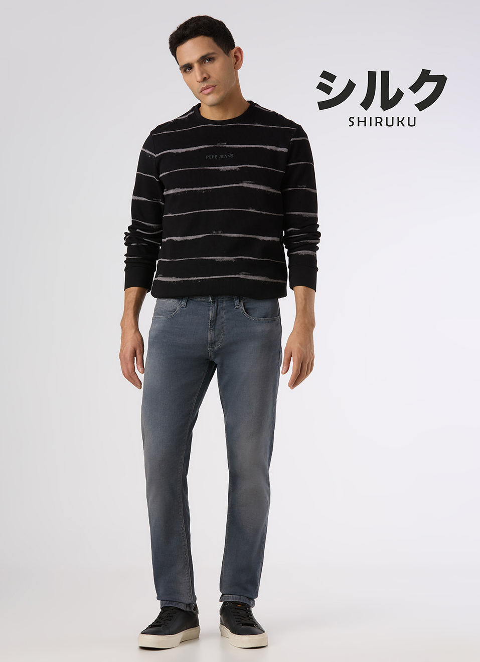 Men Grey Mid Rise Slim Fit Stretchable Jeans, , large image number 1