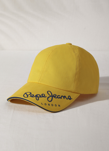 Yellow Printed Sports Cap