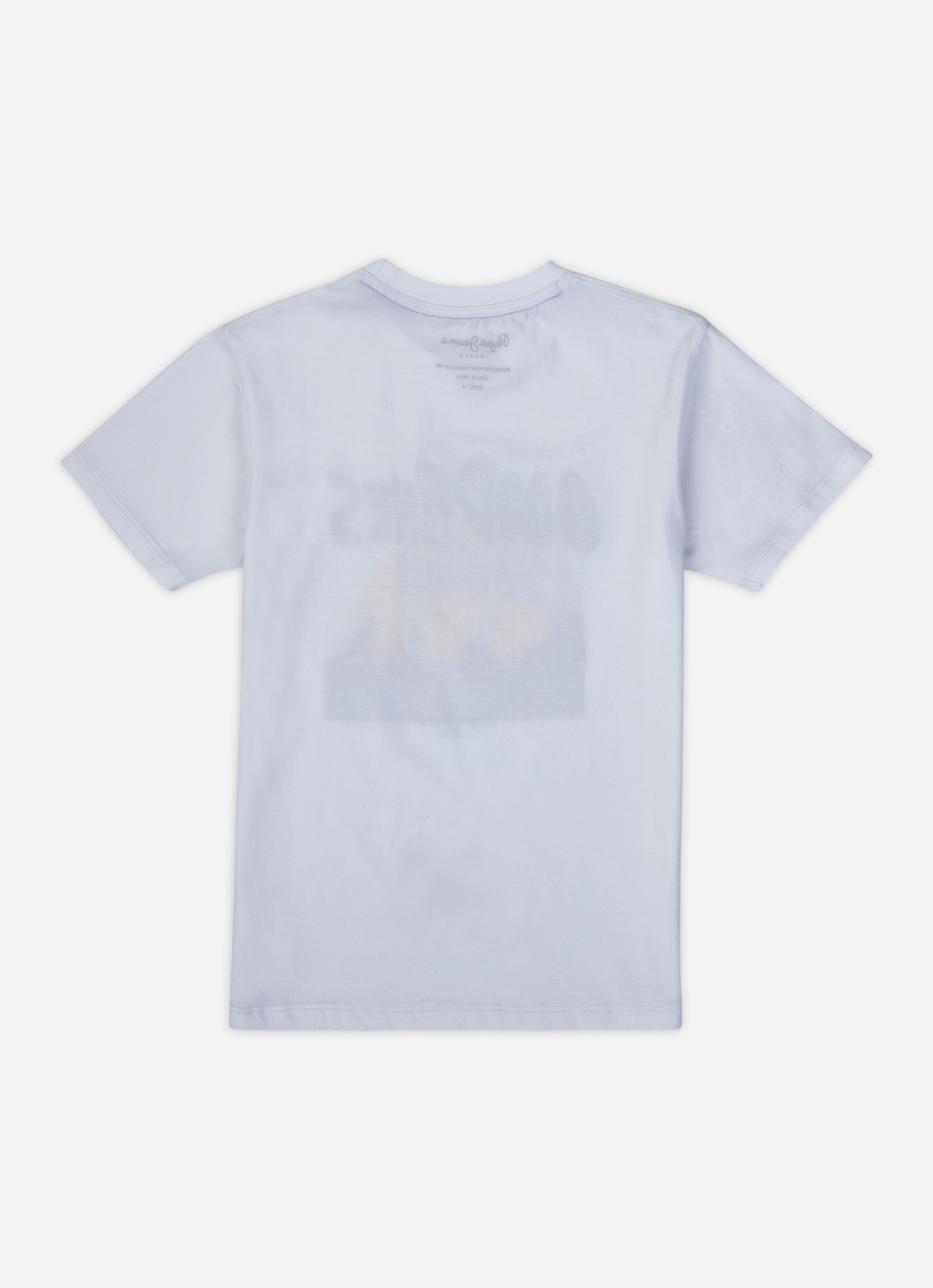 Boys White Graphic Print Short Sleeve T-shirt, , large image number 1