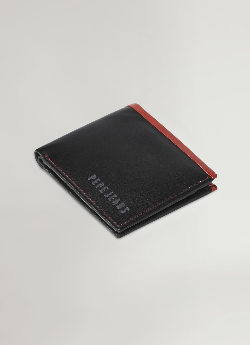 Black Textured Wallet, , large image number 0