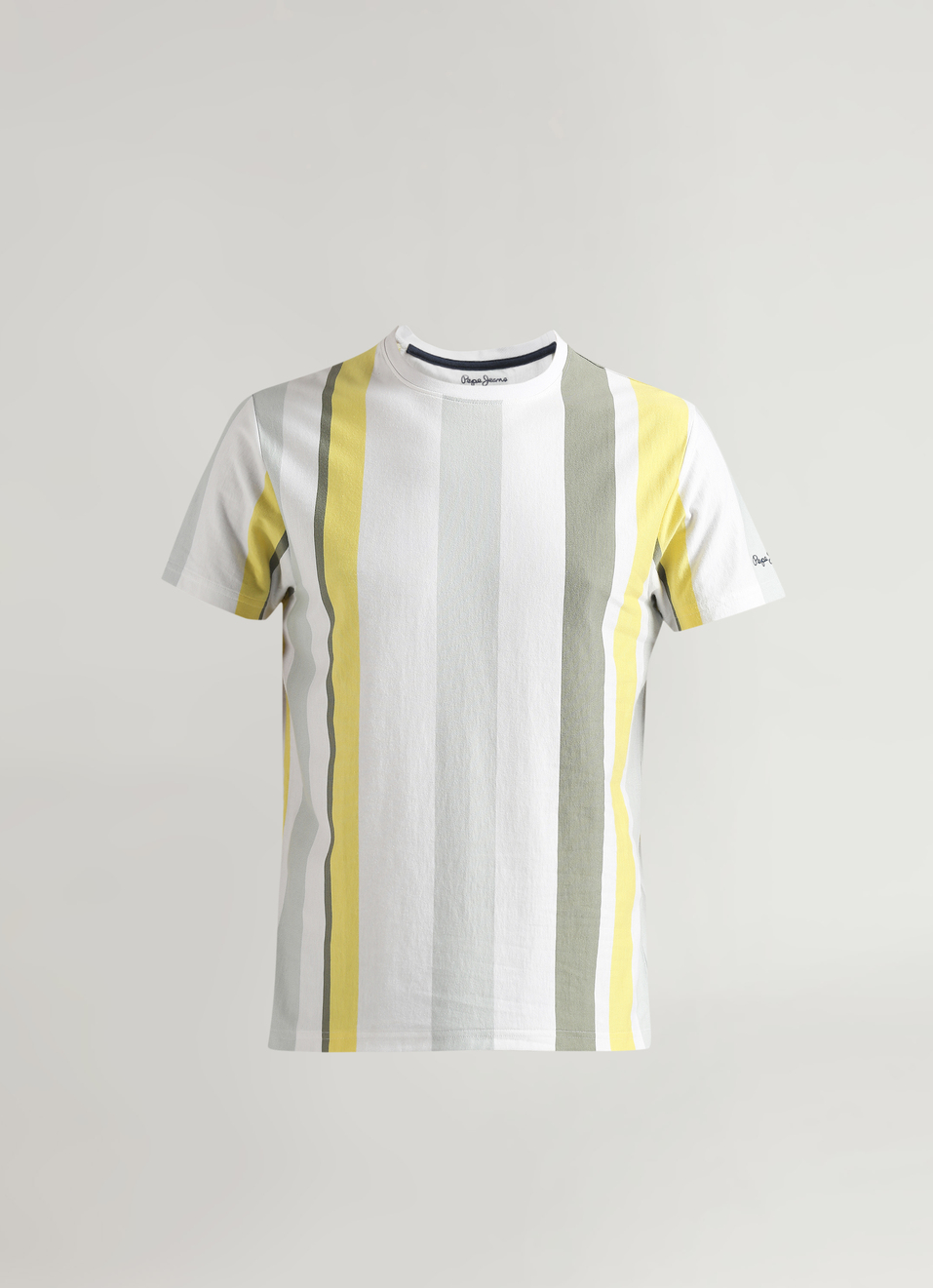 Yellow Trendy Striper T-shirt, , large image number 6