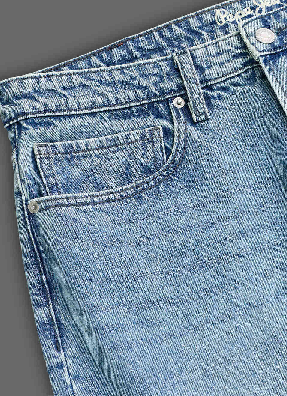 Men Blue Baggy Fit Mid Rise Jeans, , large image number 5