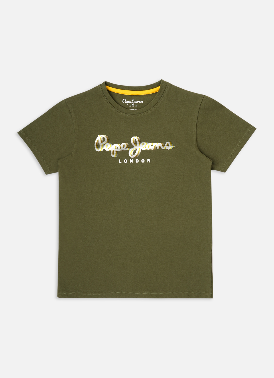Boys Yellow Short Sleeve T-shirt, , large image number 0