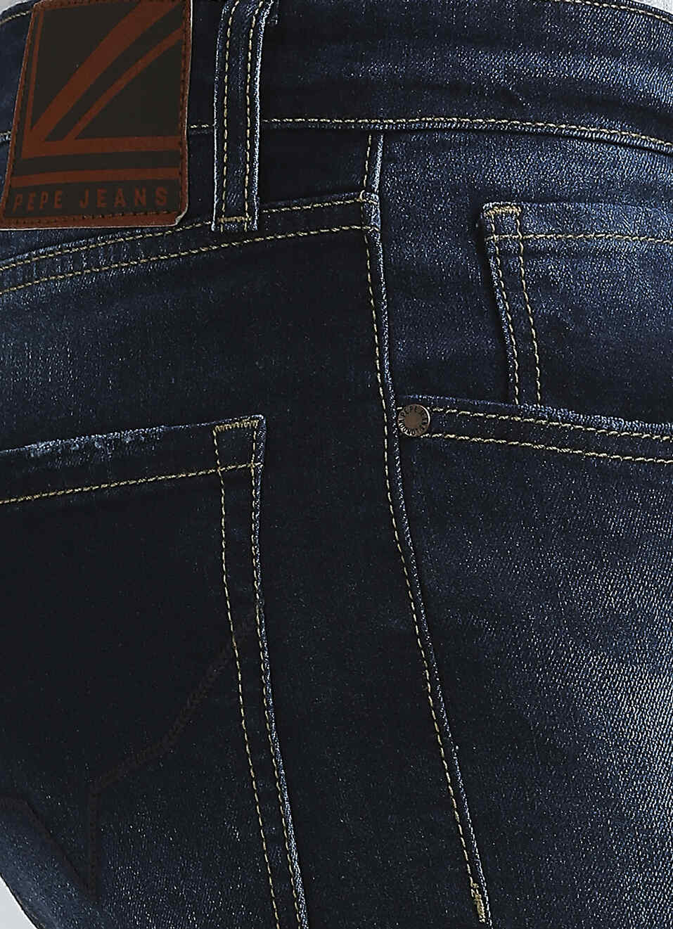 Vapour Blue Mid Rise Slim Jeans, , large image number 4