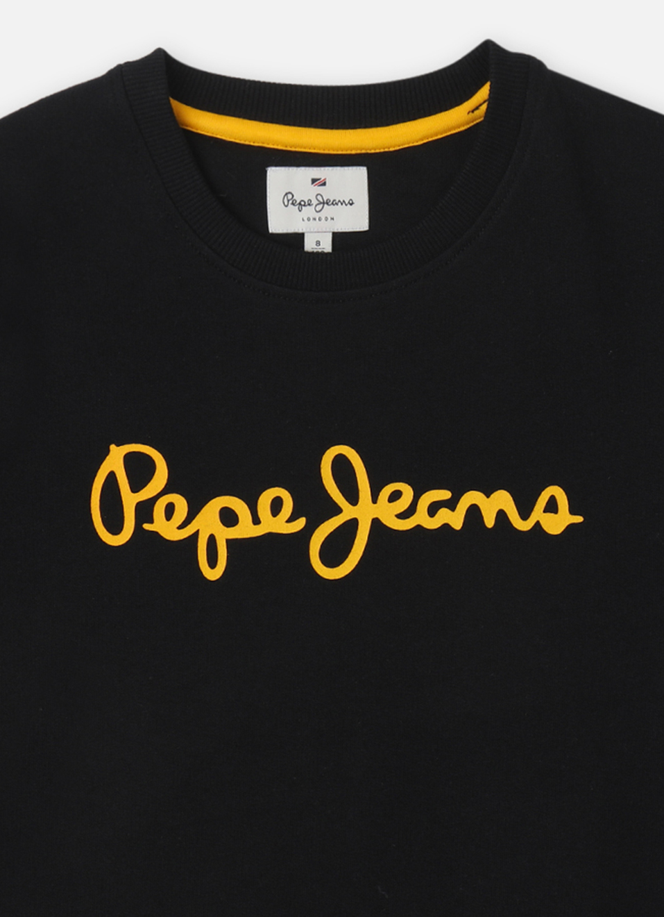 Boys Yellow Full Sleeve Sweatshirt, , large image number 2
