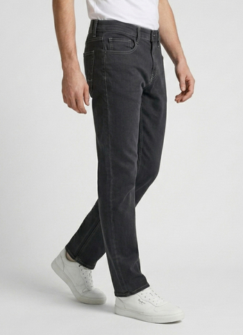 Men Grey Stretchable Jeans