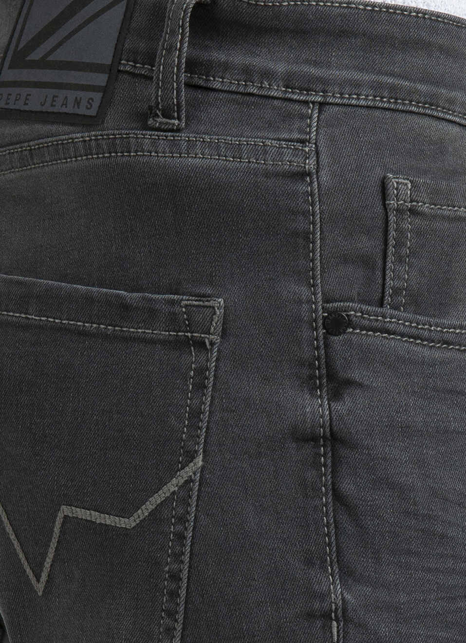 Vapour Black Mid Rise Slim  Jeans, , large image number 4