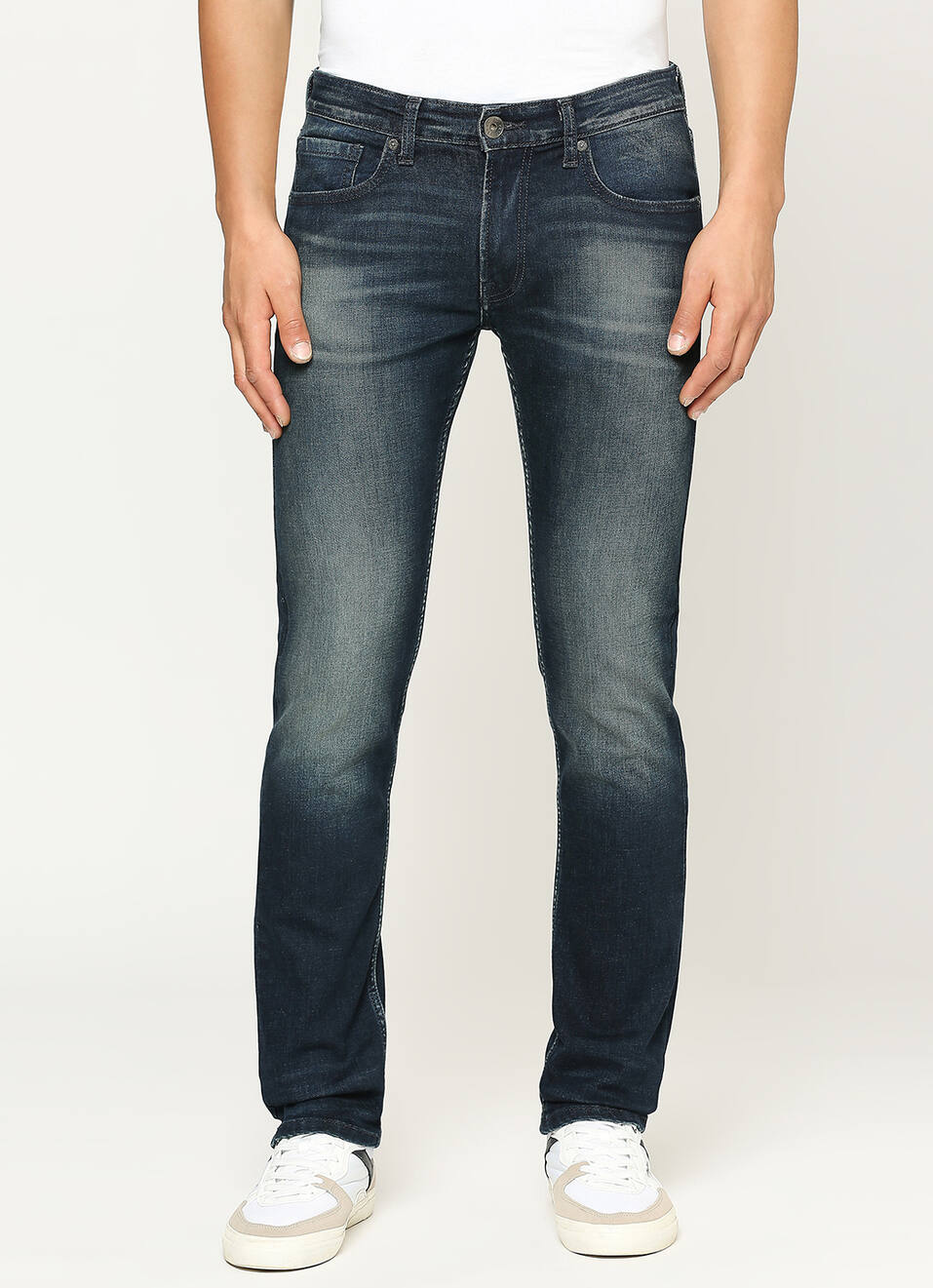 Vapour Slim Fit Mid Waist Jeans, , large image number 2