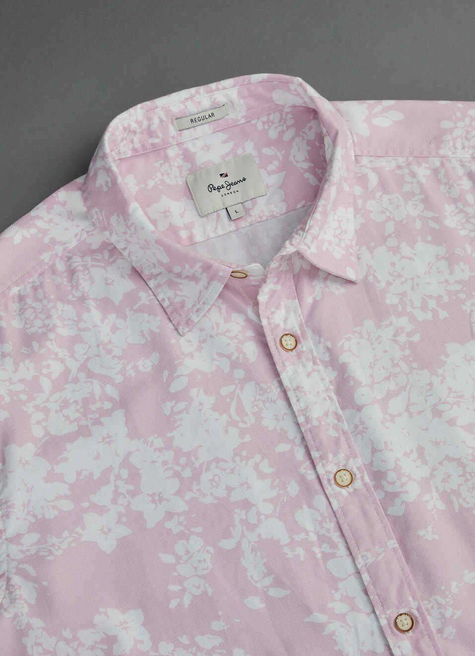 Men Beige Floral Printed Regular Fit Full Sleeve Casual Shirt, , large image number 3