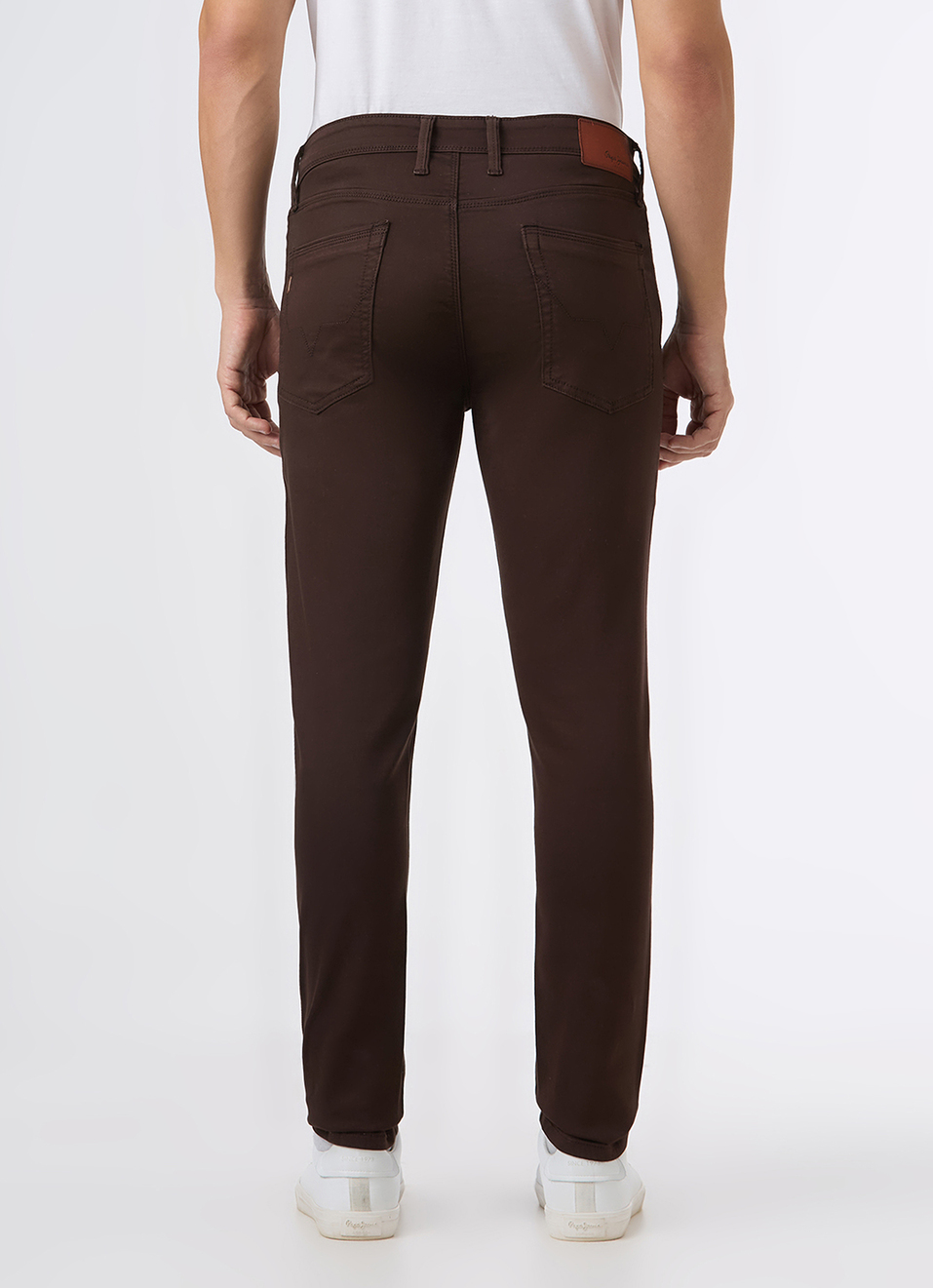 Men Brown Mid Rise Slim Fit Gymindigo Jeans, , large image number 3