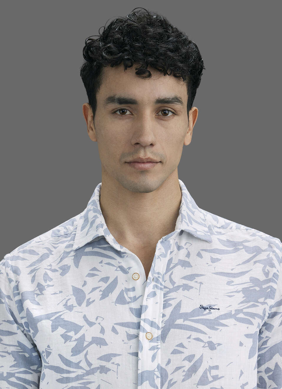 Men White Printed Long Sleeve Shirt, , large image number 4