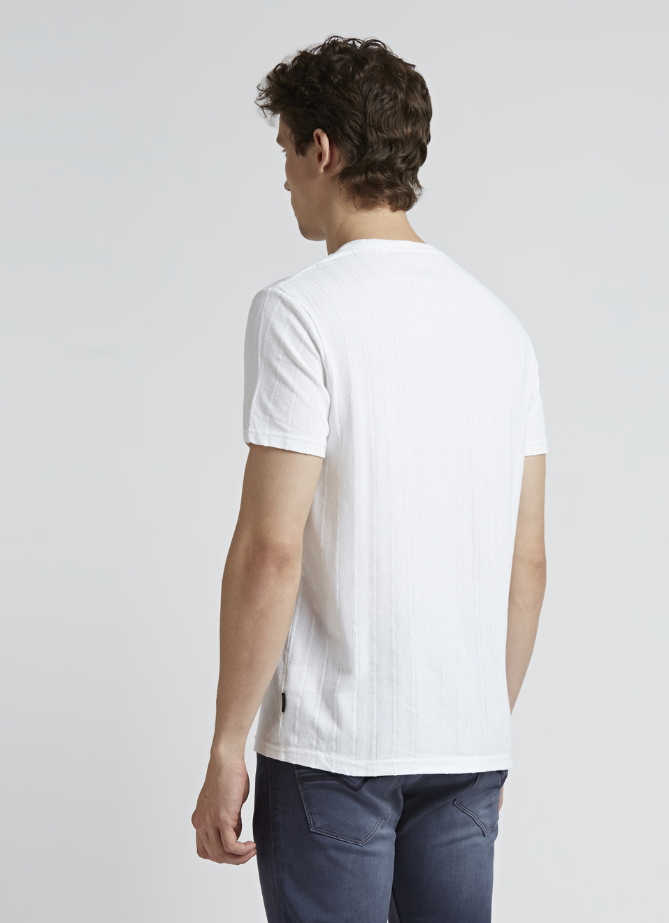 Off White Stripes Short Sleeve T-shirt, , large image number 2