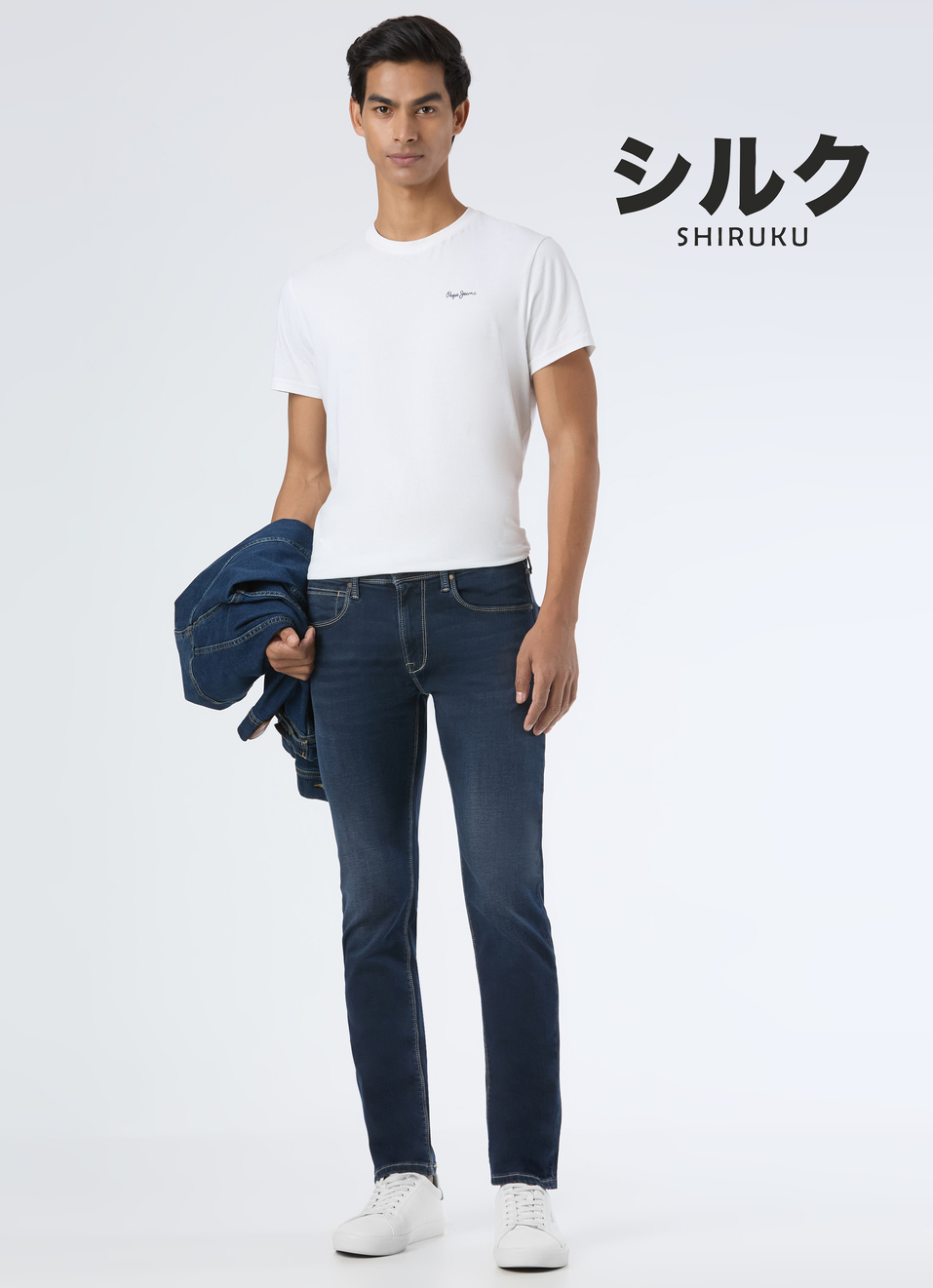 Men Blue Low Rise Tapered Fit Jeans, , large image number 1