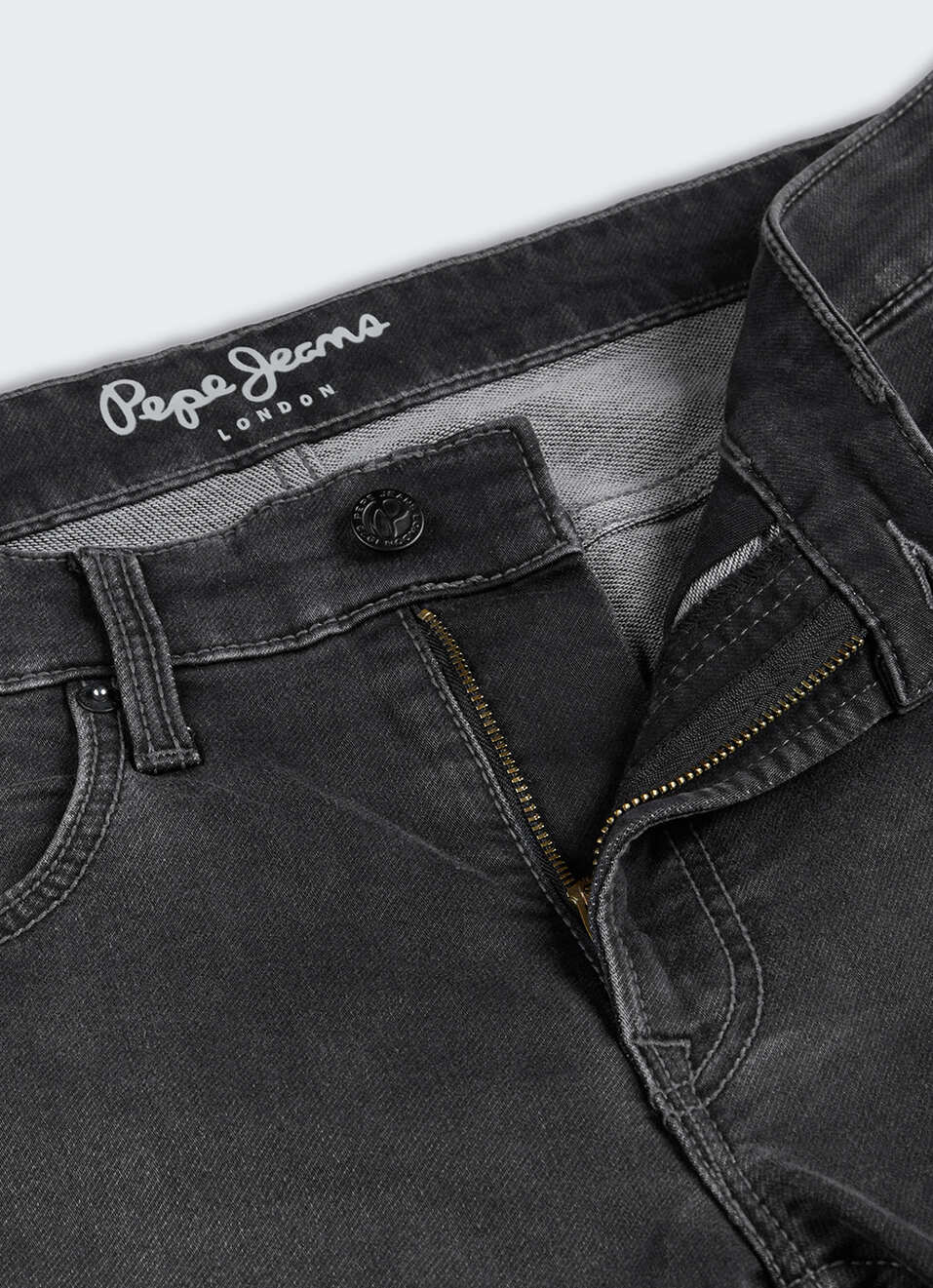 Men Black Slim Fit Stretchable Jeans, , large image number 6