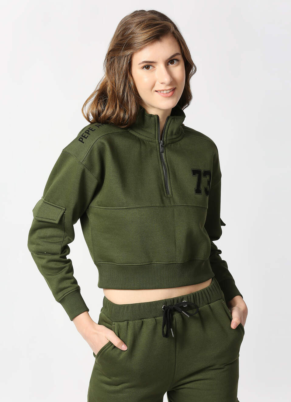 Dayna Utility Sweat Shirt, , large image number 0
