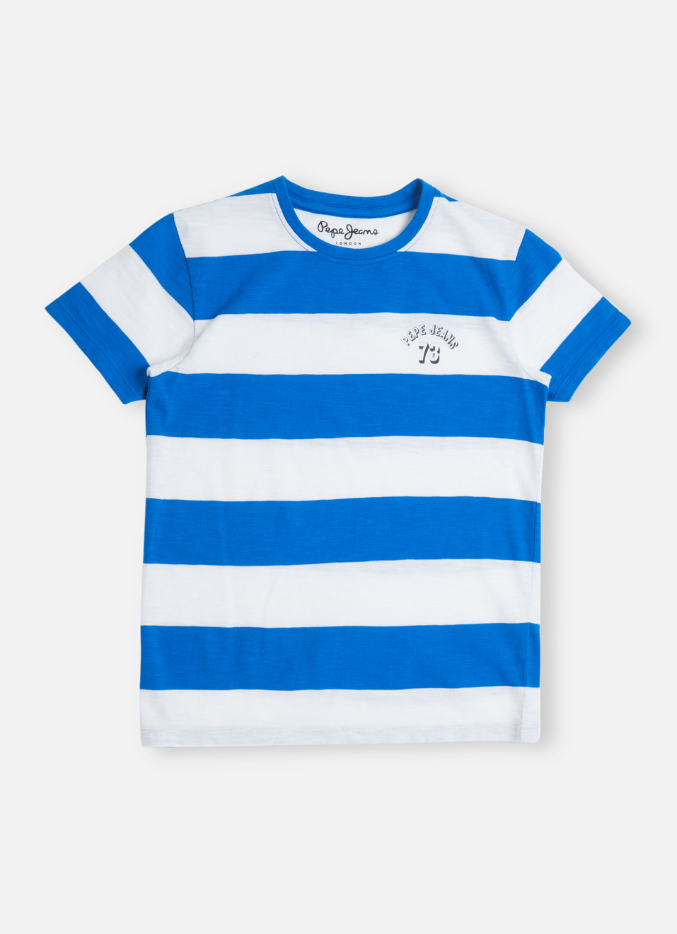 Boys Yellow Stripes Short Sleeve T-shirt, , large image number 0