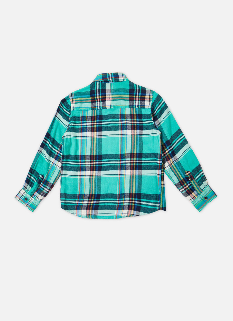Boys Red Check Full Sleeve Shirt, , large image number 1