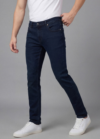 Men Blue Skinny Fit Low Rise  Jeans 