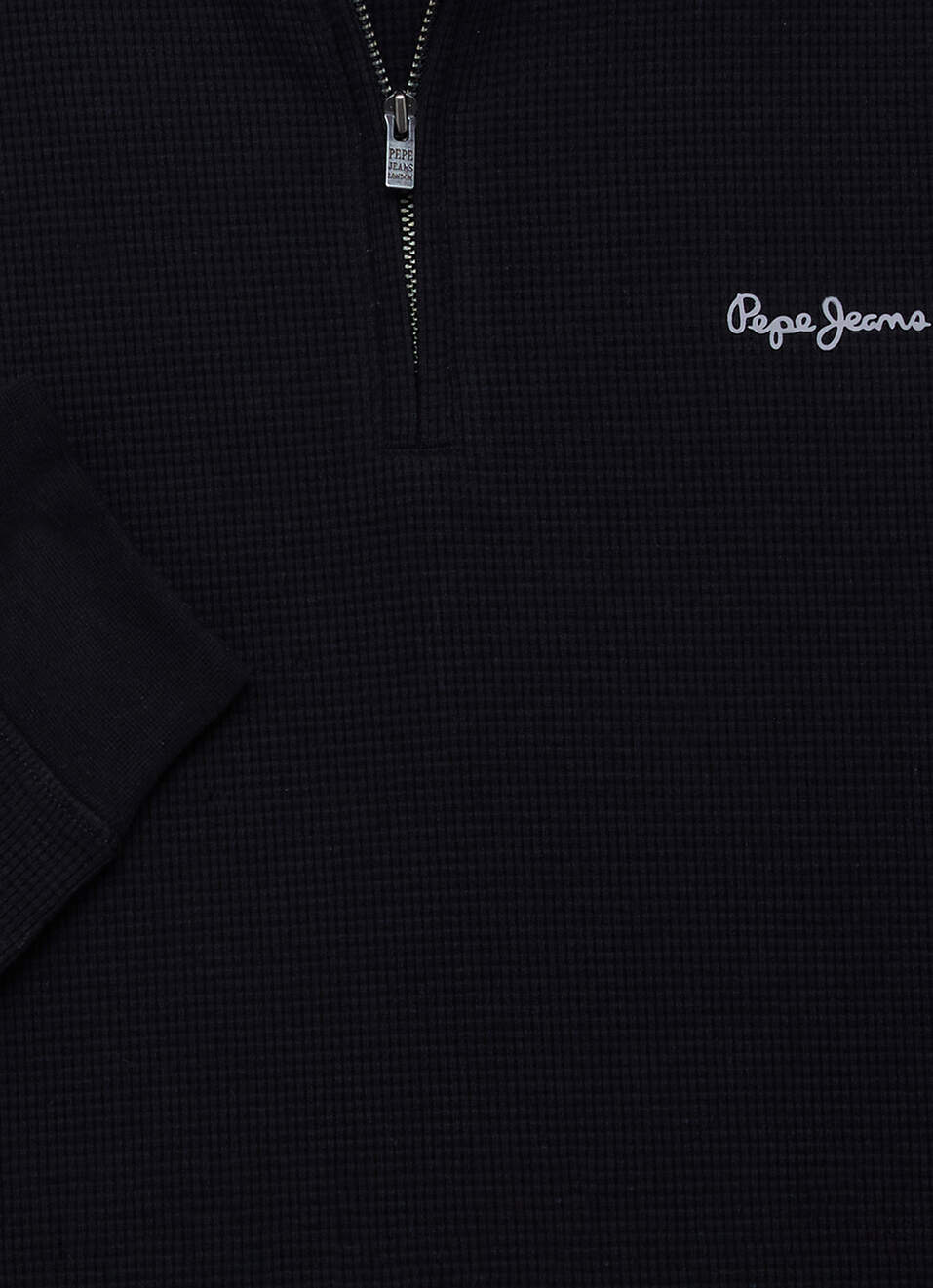 Men Black Solid Polo Collar T-shirt, , large image number 7