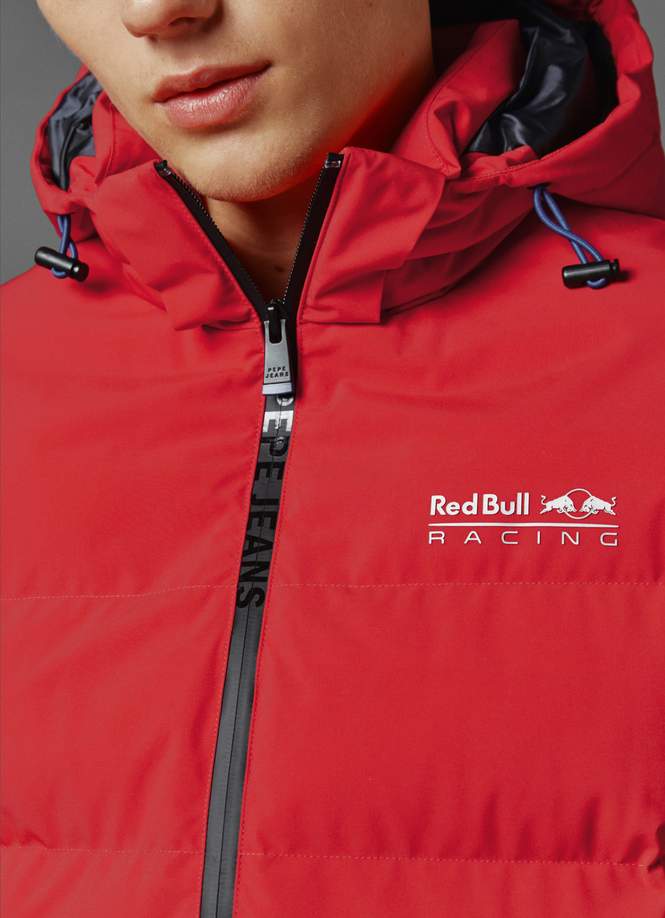 Red Bull Racing X Pepe Jeans Unisex Puffer Hooded Jacket, , large image number 5
