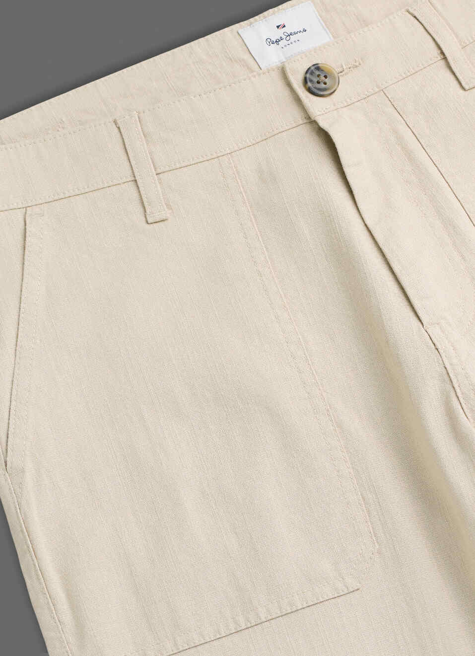 Men Khaki Straight Chinos, , large image number 5