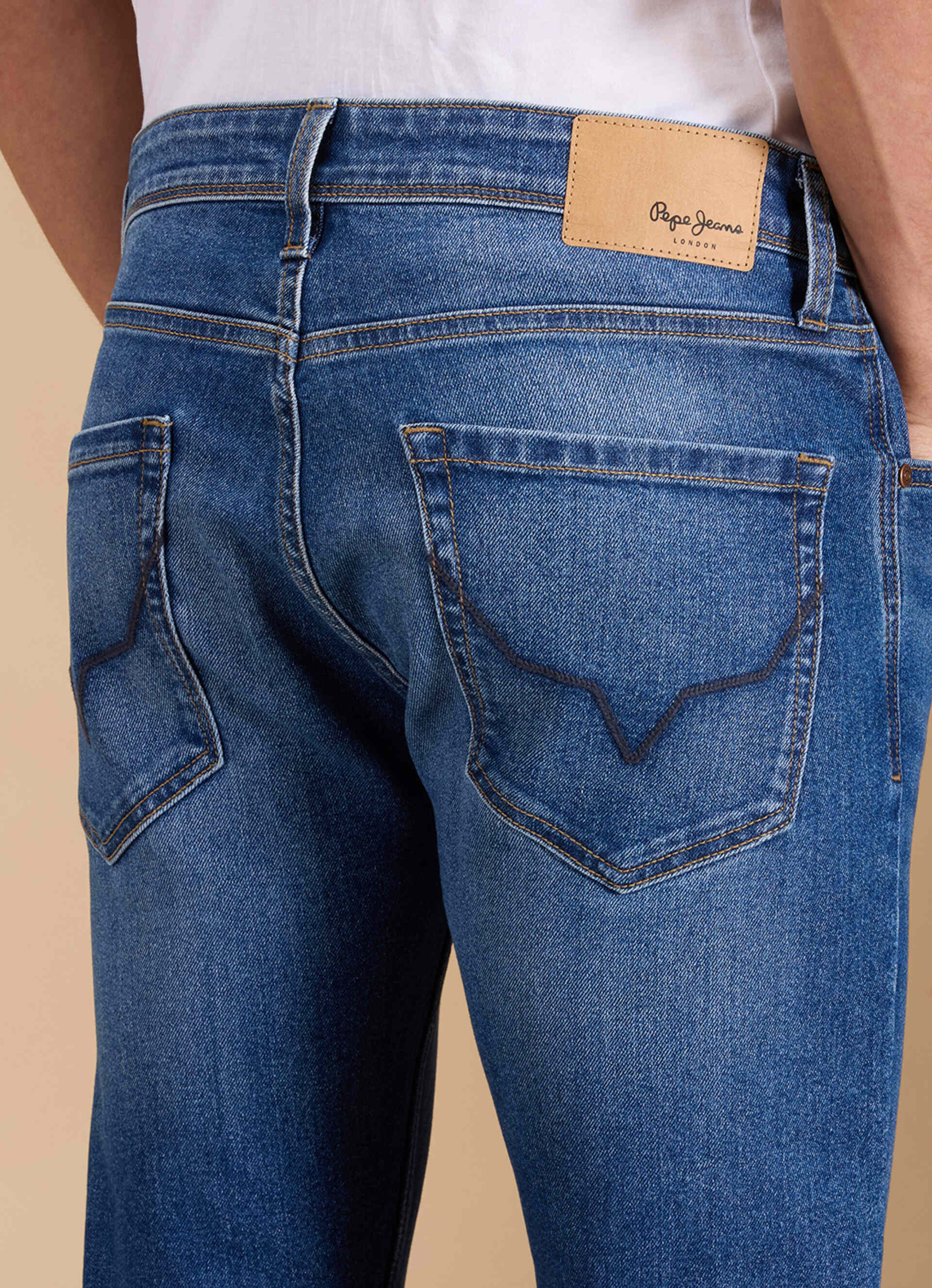 Men Blue Mid Rise Slim Fit Jeans, , large image number 9