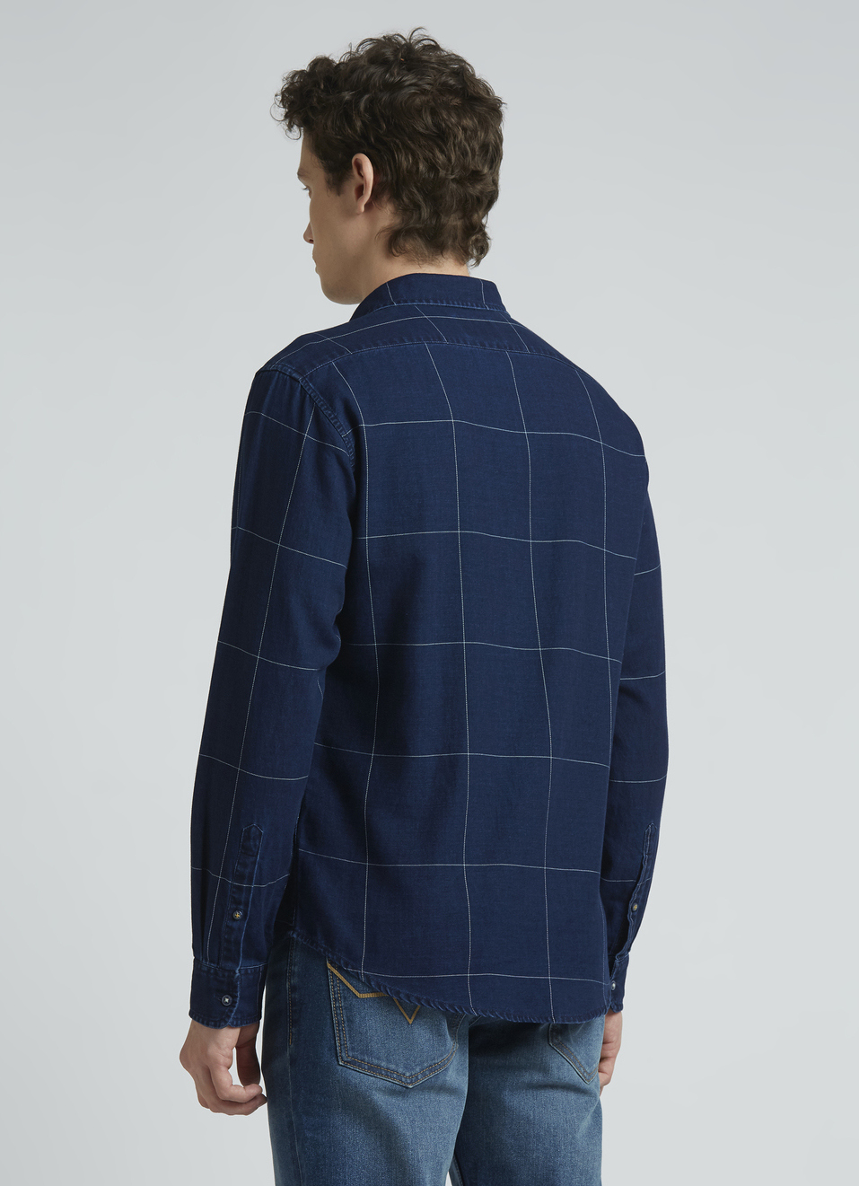 Blue Big Checks Full Sleeve Shirt, , large image number 2