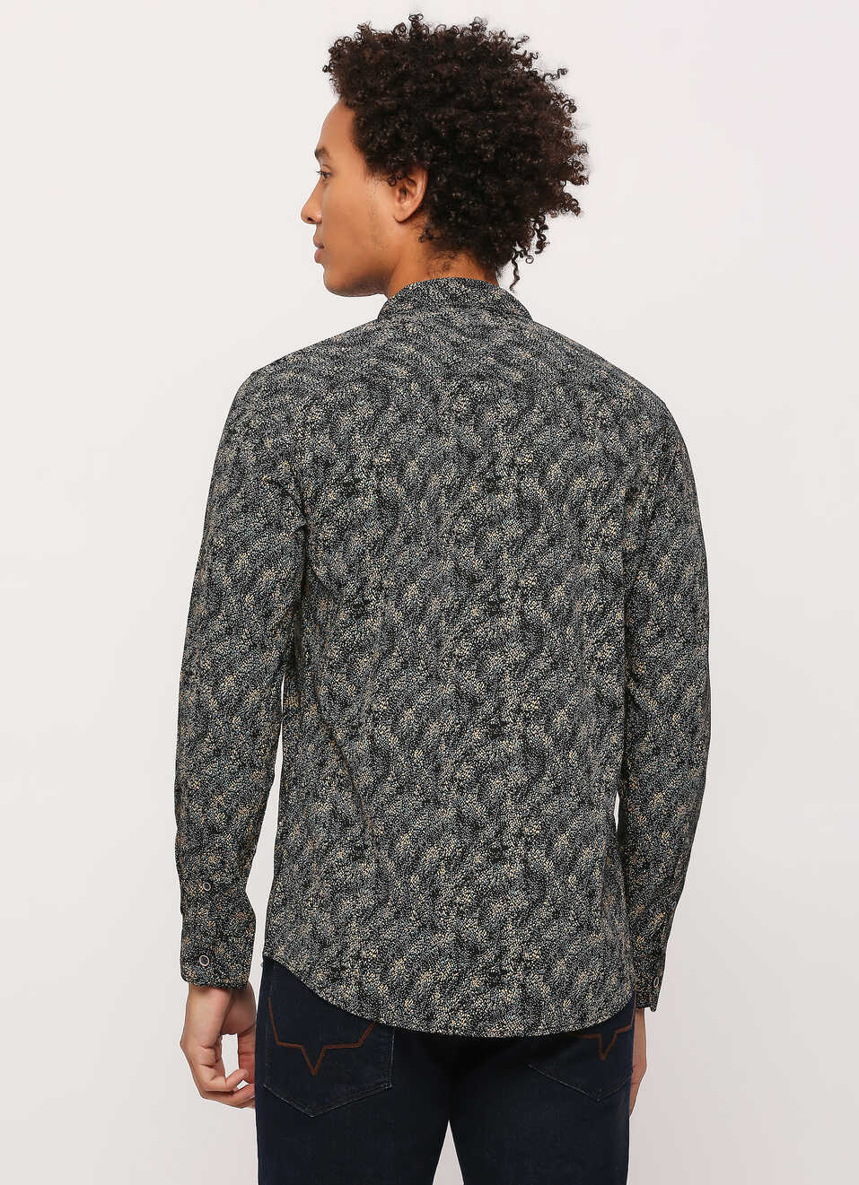 Blue All Over Printed Full Sleeve Shirt, , large image number 2