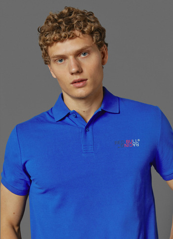 Red Bull Racing X Pepe Jeans Tonal Graphic Logo Polo