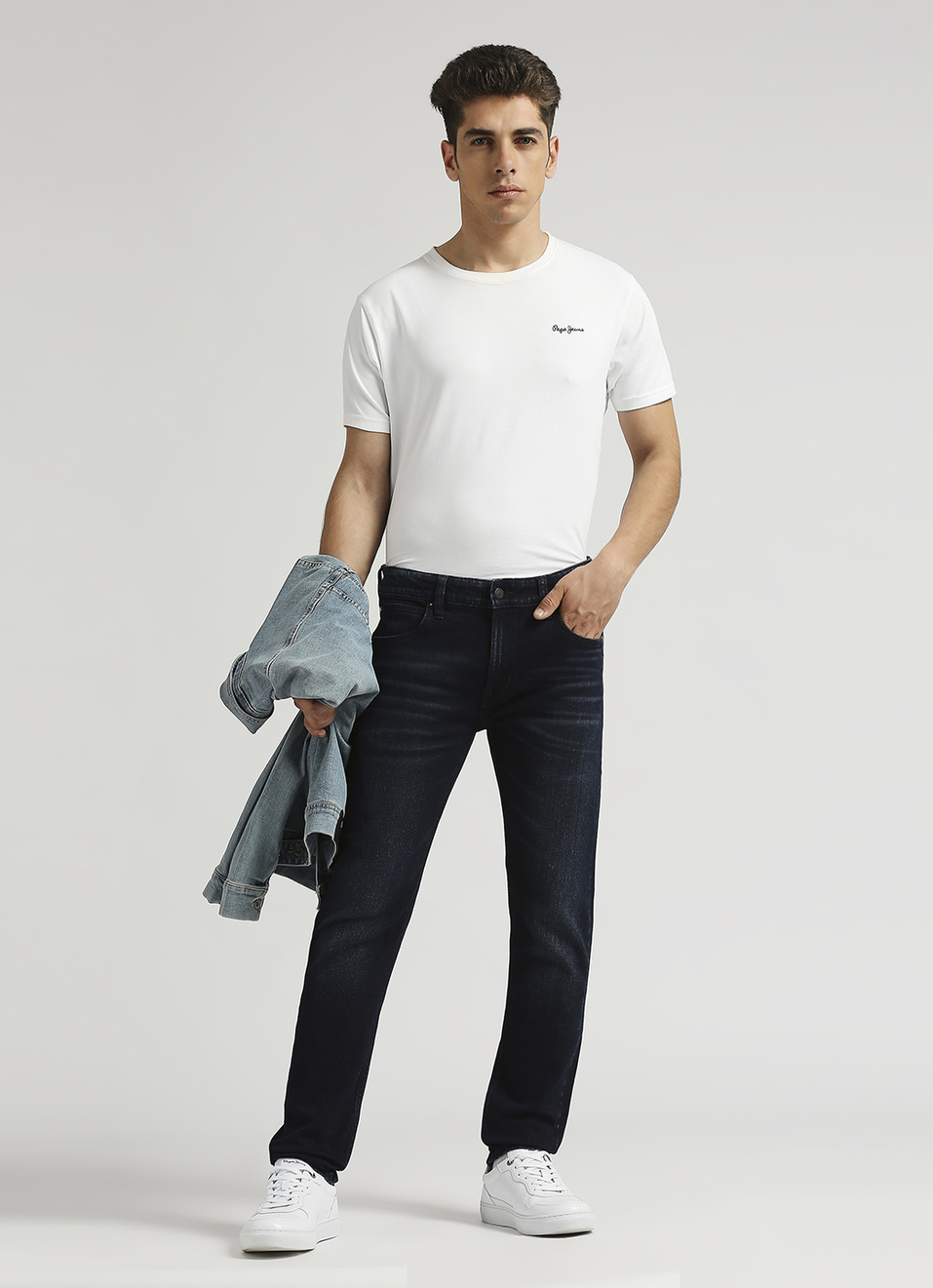 Vapour Low Rise Tapered Jeans, , large image number 1