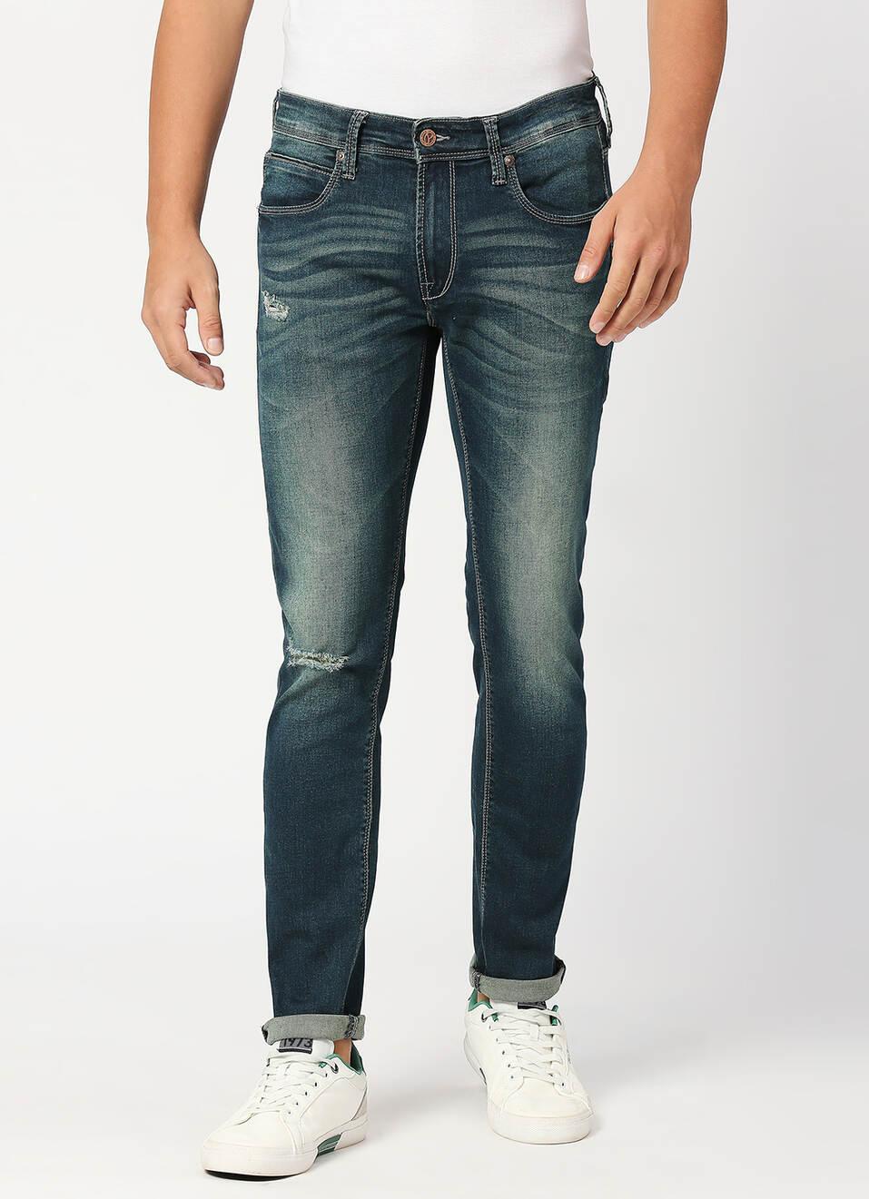 Tapered Vapour Tapered Fit Low Waist Jeans, , large image number 2