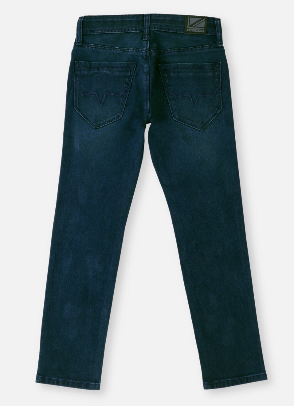 Boys Dark Blue Mid Rise Slim Fit Jeans, , large image number 1