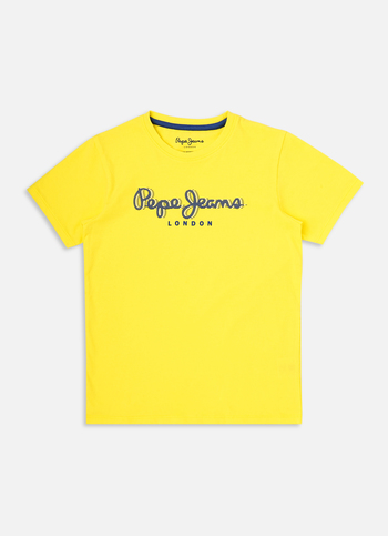 Boys Yellow Short Sleeve T-shirt