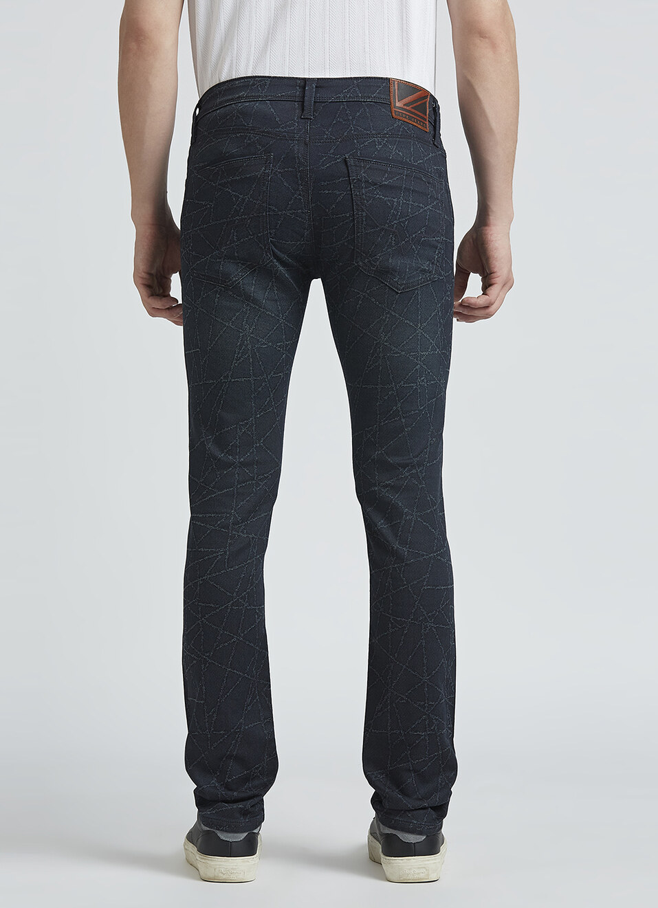 Vapour Black Mid Waist Jeans, , large image number 3