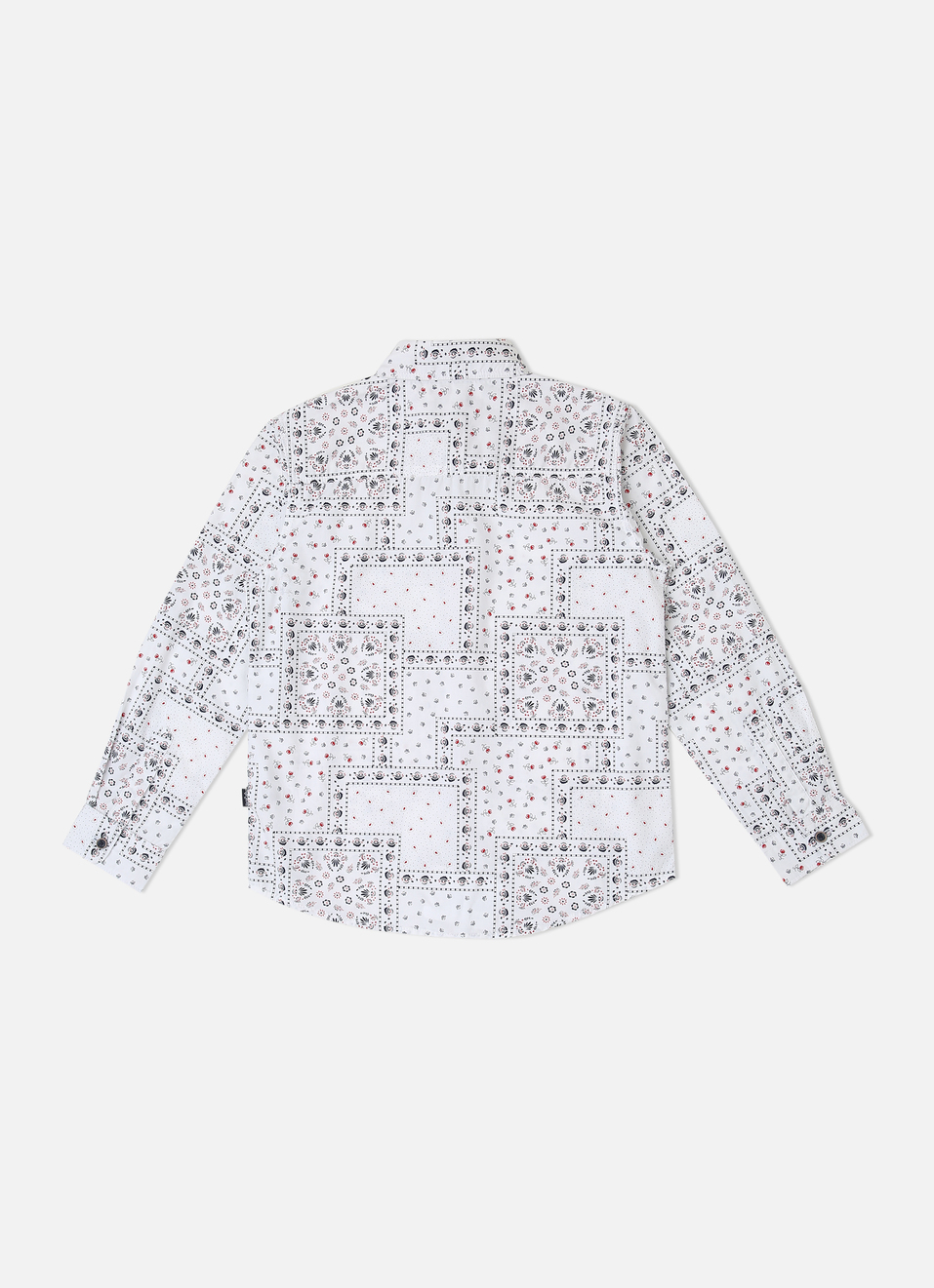 Bandana Print Navy Shirt, , large image number 1